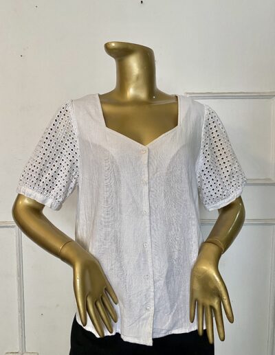 White Cord Top - Image 1