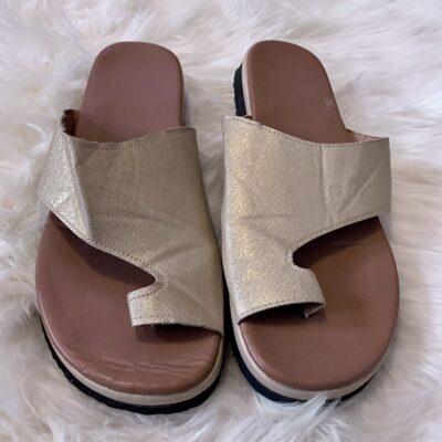 IMG_3115 Gold / Brown Slippers - Image 1