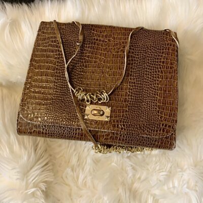 Brown Leather Bag - Image 1