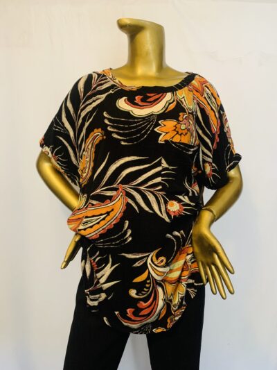 Brown Floral Top - Image 1