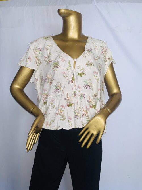 Floral Peplum Top