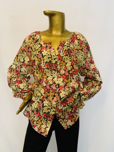 IMG_0319 Multicolored Floral Top { Size | 12 } - Image 1