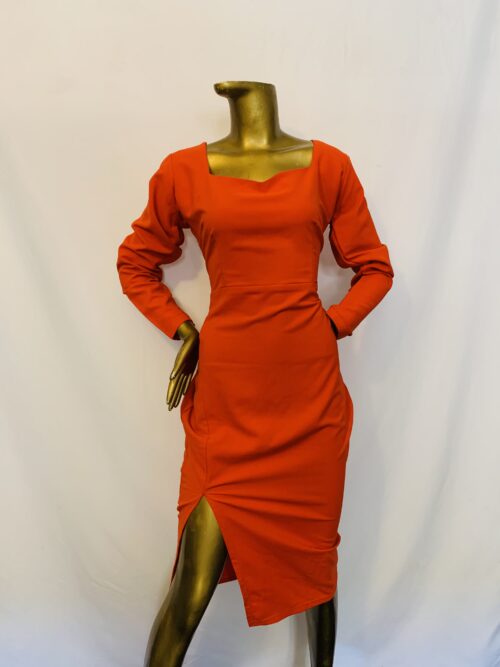 Red Colored Dress | Declutter Dress { Size | 12 }