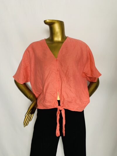 IMG_0510 Orange Colored Top { Size | 12 } - Image 1