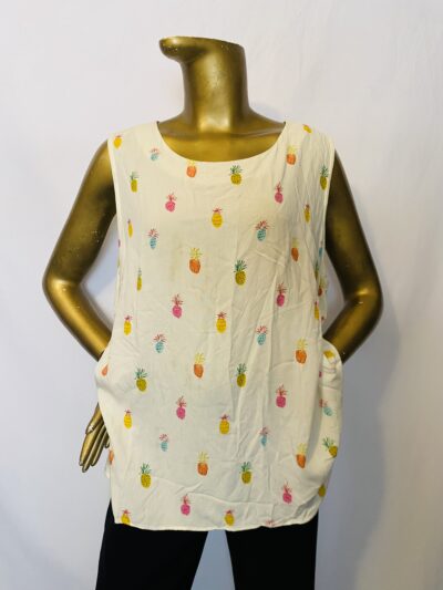 White Fruity Design Top {Size | 20} - Image 1