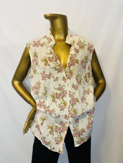 White Floral Top {Size | 22} - Image 1