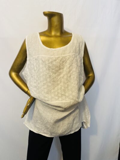 IMG_5302 White Cord Top {Size | 22} - Image 1