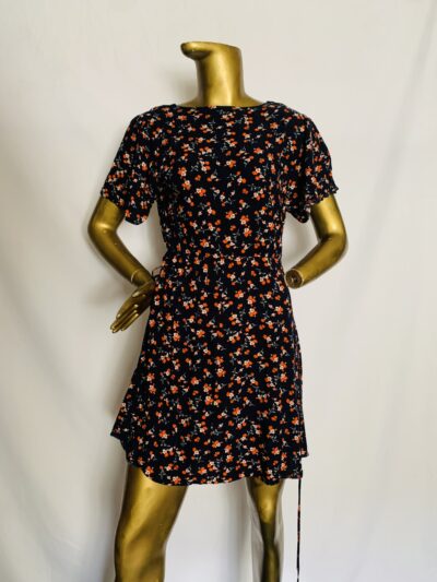 Black Floral Dress {Size | 12} - Image 1