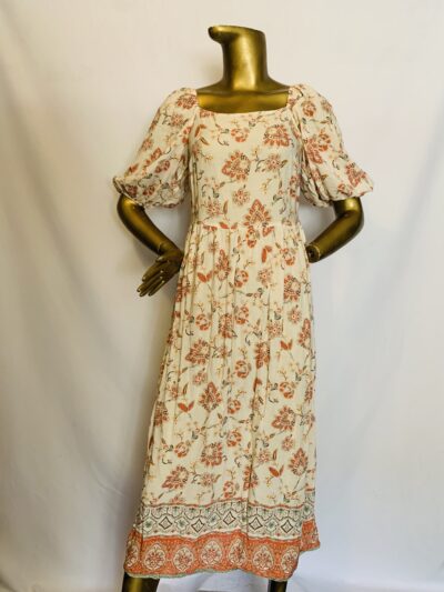 White Floral Dress {Size | 12} - Image 1