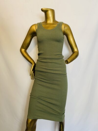 IMG_7591 Army Green Body hug Dress {Size | 12} - Image 1