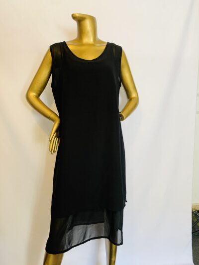 Black Transparent Dress {Size | 14} - Image 1