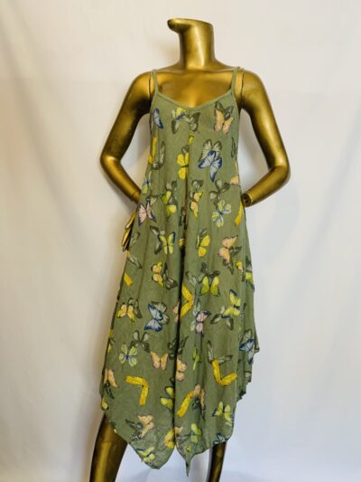 Army Green Flay Dress {Size | 14} - Image 1
