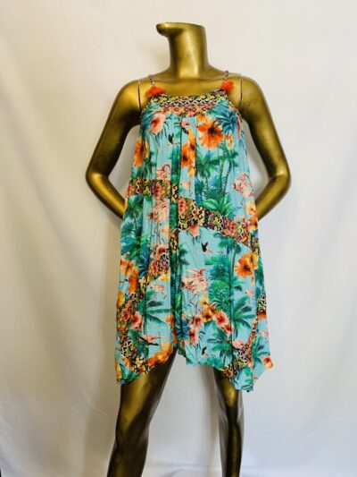 IMG_7664 Blue Floral Dress {Size | 16} - Image 1