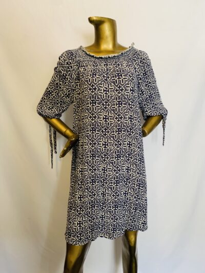 IMG_7667 Blue Off Shoulder Dress {Size | 16} - Image 1