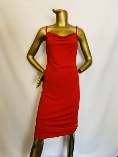 Red Stretchy Dress {Size | 16} - Image 1