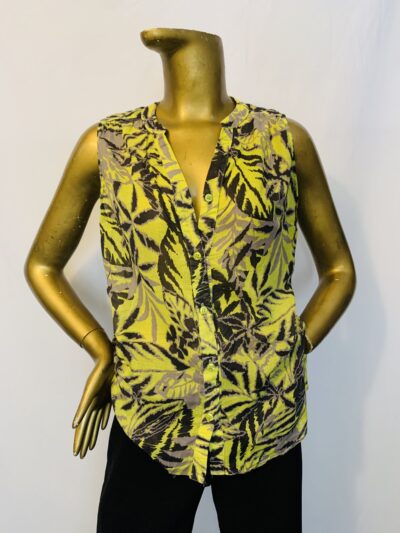 IMG_8153 Yellow / Black Top {Size | 12} - Image 1