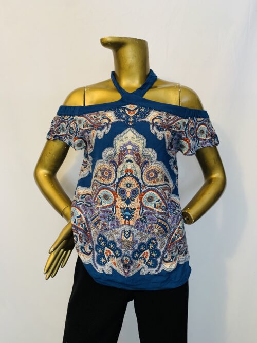 Blue Floral Top {Size | 12}