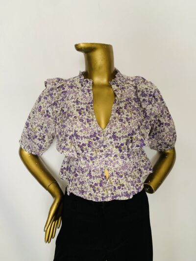 Purple Floral Top {Size | 12} - Image 1