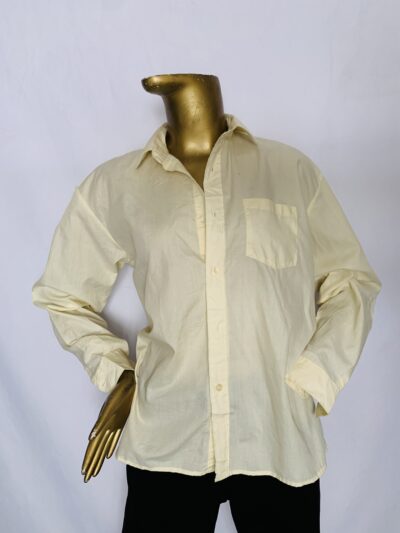 Cream Plain Shirt {Size | 12} - Image 1