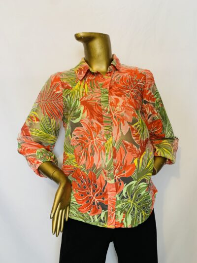 Orange / Green Top {Size | 12} - Image 1
