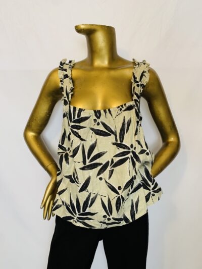 Black Floral Top {Size | 12} - Image 1